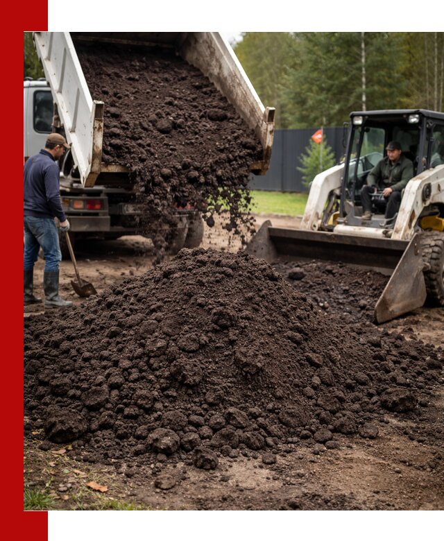 Плодородный грунт с доставкой в Бердске для садов и огородов