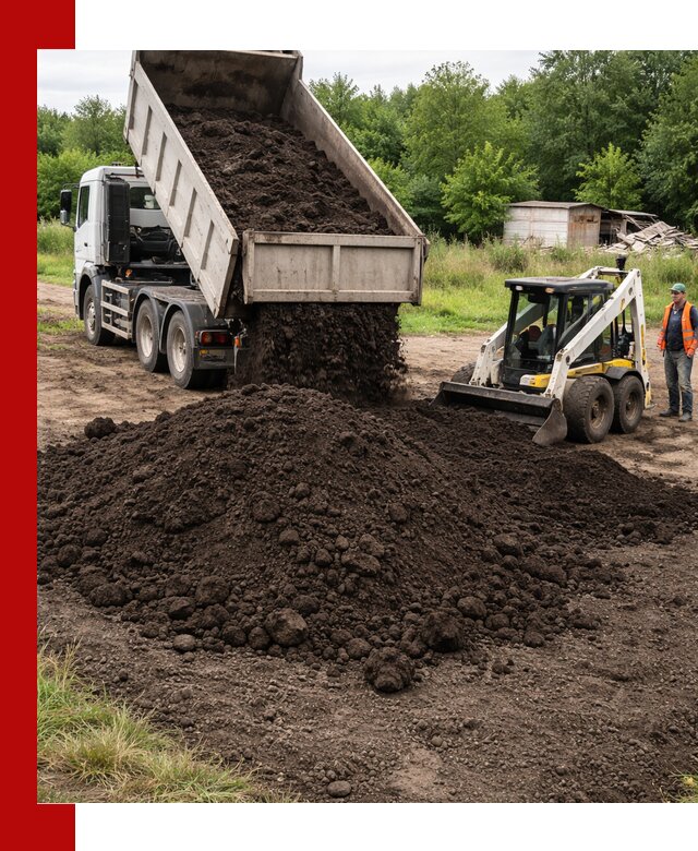 Поставка плодородной земли с доставкой самосвалом в Бердске