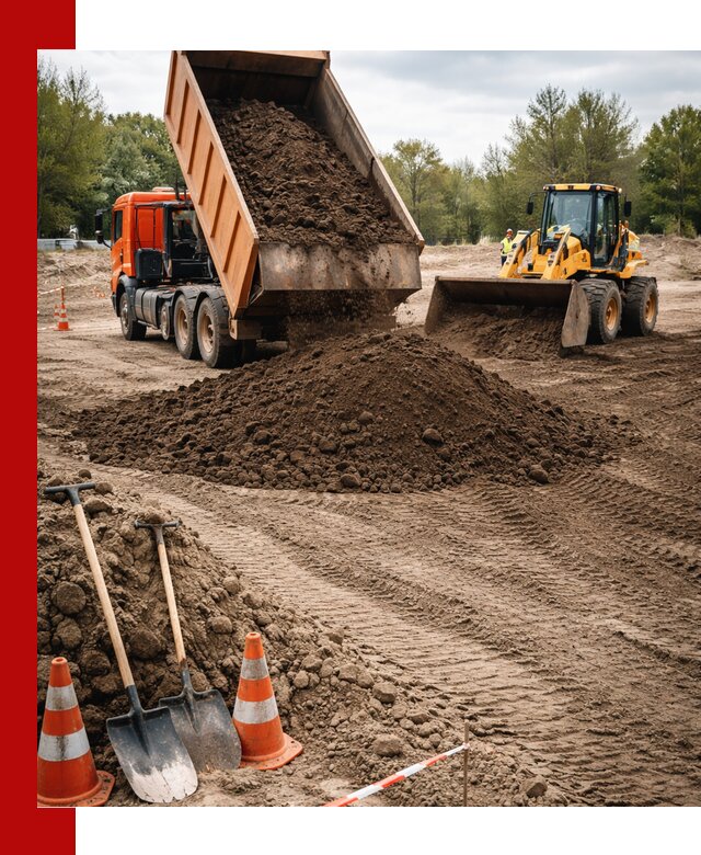 Поставка и доставка планировочного грунта в Бердске