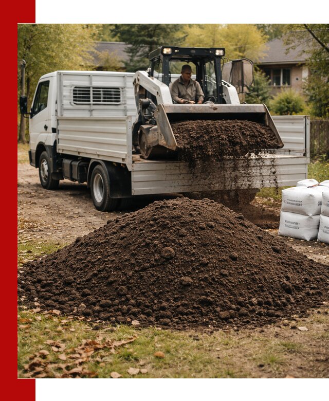 Доставка садовой земли в больших объёмах в Бердске