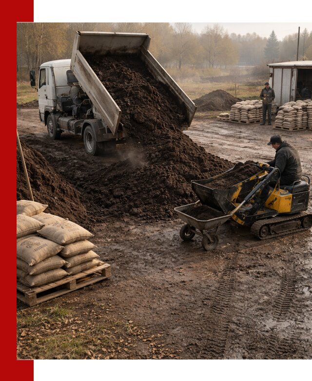 Кислый торф в доставке по выгодным ценам в Бердске