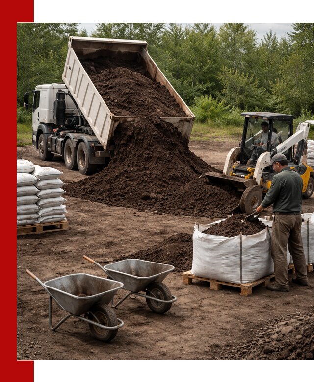 Доставка и продажа торфогрунта в Бердске оптом и в розницу