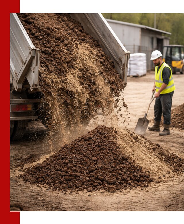 Доставка торфо-песчаной смеси в Бердске для строительства и озеленения
