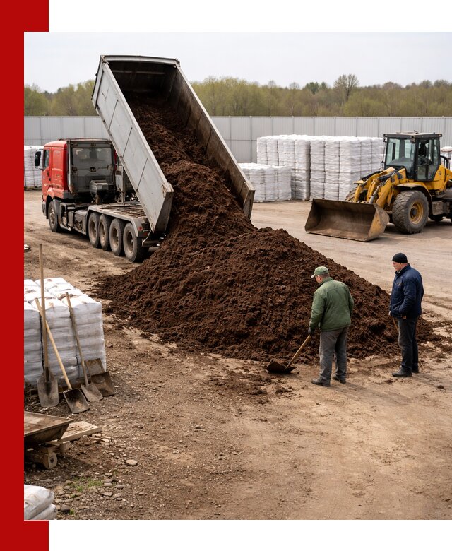 Доставка торфяных смесей оптом и в розницу в Бердске