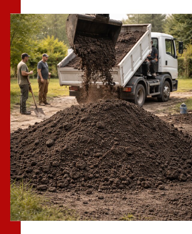 Доставка и продажа чернозема в Бердске оптом и в розницу