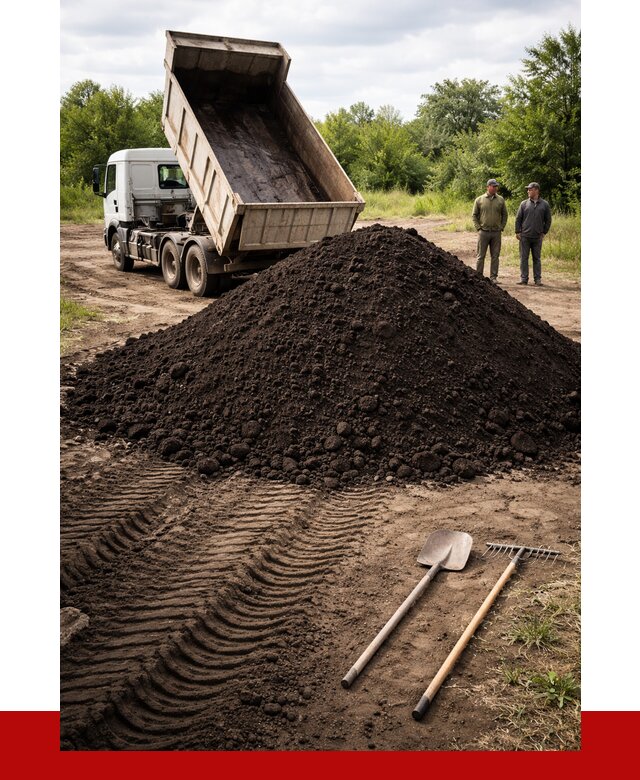 Купить чернозем навалом в Бердске от 1249 р. за куб | ПРОНЕРУДБрд