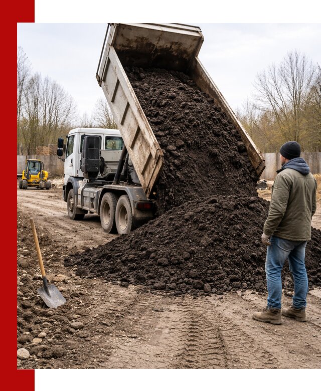Доставка чернозема навалом в Бердске быстро и выгодно