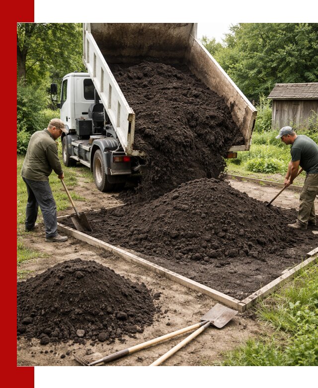 Купить чистый чернозем для огорода с доставкой в Бердске