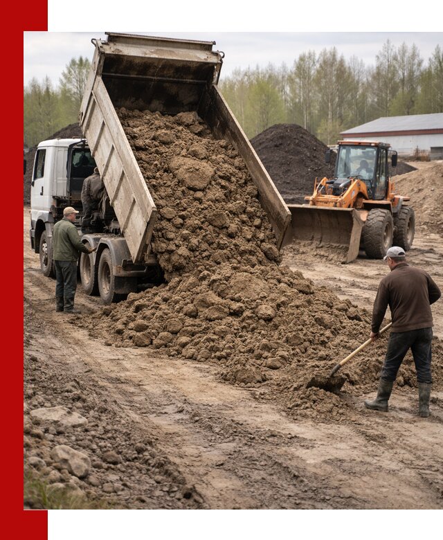 Доставка глин и суглинков в Бердске оптом и вкрай