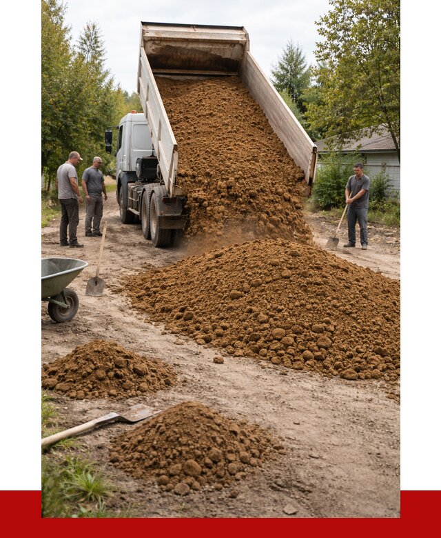 Купить суглинок с доставкой в Бердске от 2603 р. за куб | ПРОНЕРУДБрд