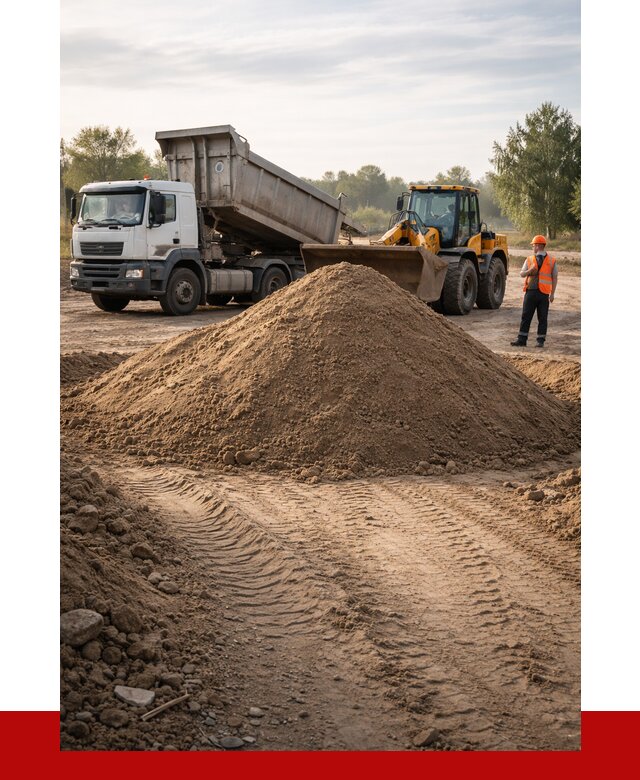 Купить песчаный грунт с доставкой в Бердске от 4373 р. | ПРОНЕРУДБрд