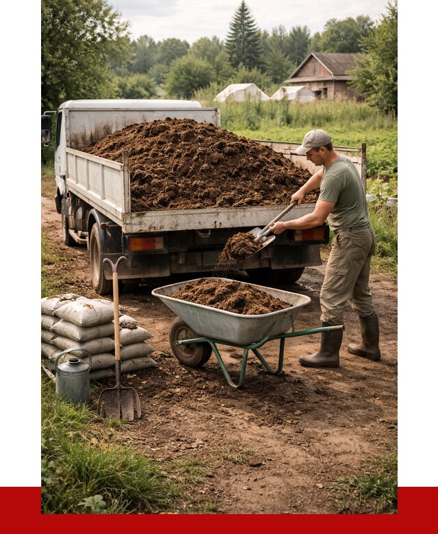 Купить коровий навоз с доставкой в Бердске от 1874 р. | ПРОНЕРУДБрд