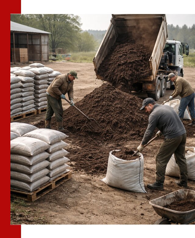 Доставка компоста оптом и в розницу в Бердске