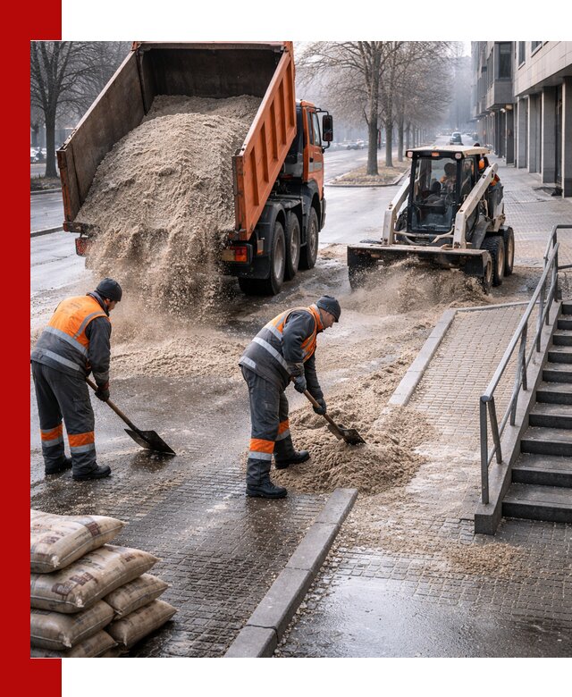 Поставка противогололедных материалов в Бердске
