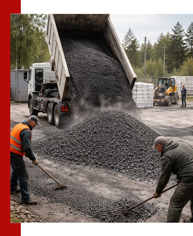 Доставка и продажа асфальтного гранулята в Бердске