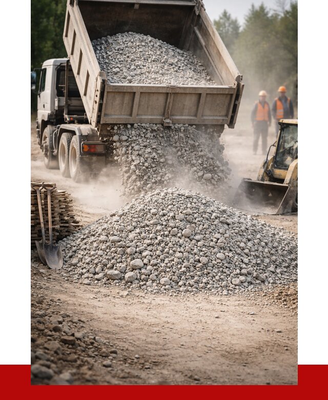 Купить дробленый бетон в Бердске от 1770 р./куб | ПРОНЕРУДБрд