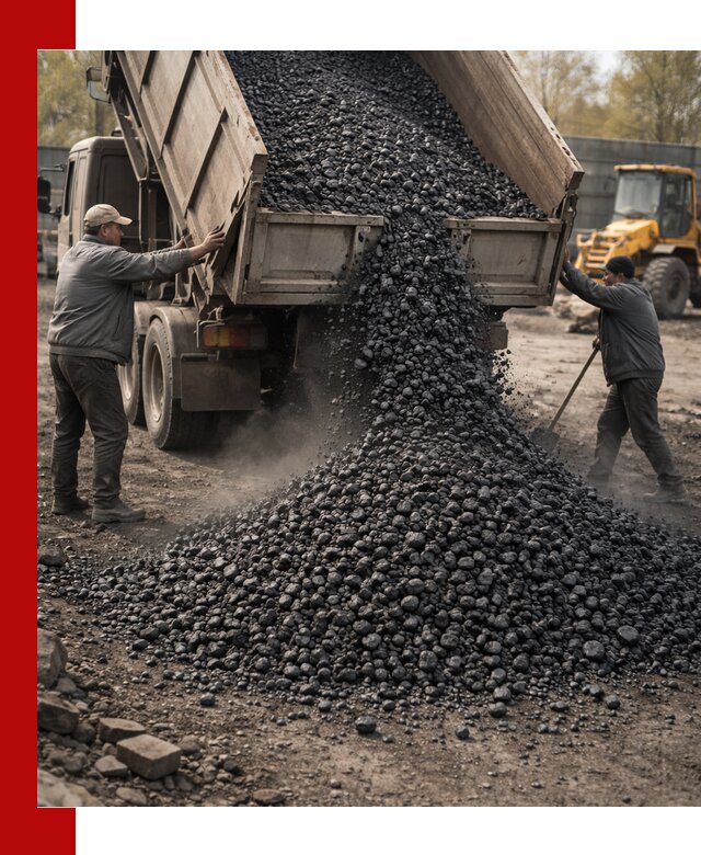 Доставка угля семечка самосвалами в Бердске