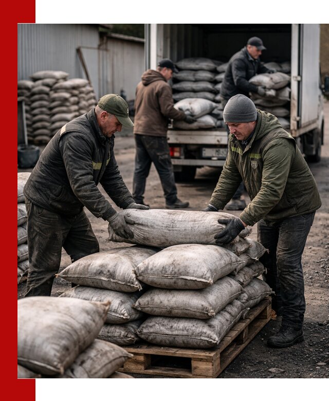 Доставка угля в мешках по выгодным ценам в Бердске