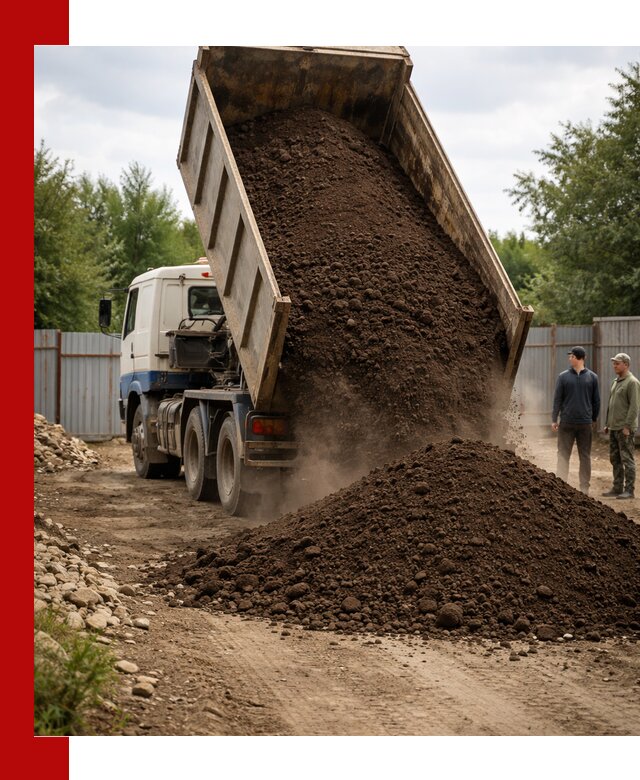 Доставка самосвалом 10 кубов в Бердске быстро и надёжно