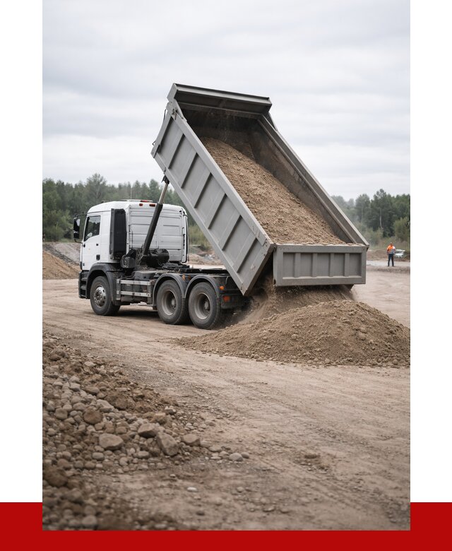 Доставка самосвалом 15 кубов в Бердске от 6768 руб. | ПРОНЕРУДБрд