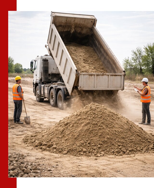 Доставка самосвалом 15 кубов в Бердске за город и по городу