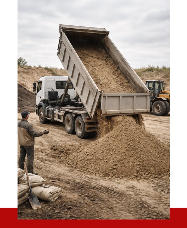 Доставка самосвалом 20 кубов в Бердске от 7809 р. | ПРОНЕРУДБрд