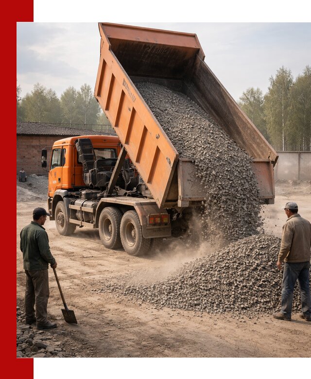 Доставка самосвалом 20 м3 в Бердске быстро и надежно