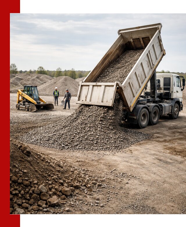 Доставка самосвалом 25 м³ в Бердске быстро и надежно