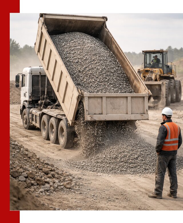 Доставка самосвалом 40 кубов цемента и сыпучих в Бердске