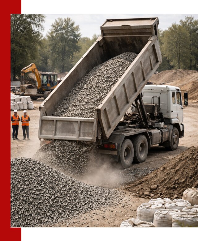 Аренда самосвала в Бердске для доставки сыпучих и нерудных материалов