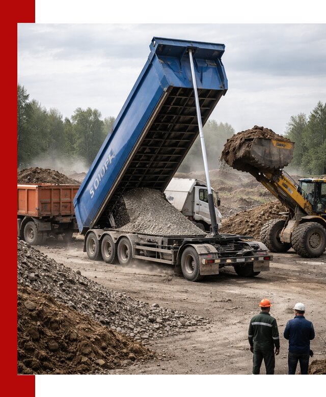 Аренда тонар 40 тонн в Бердске с доставкой материалов