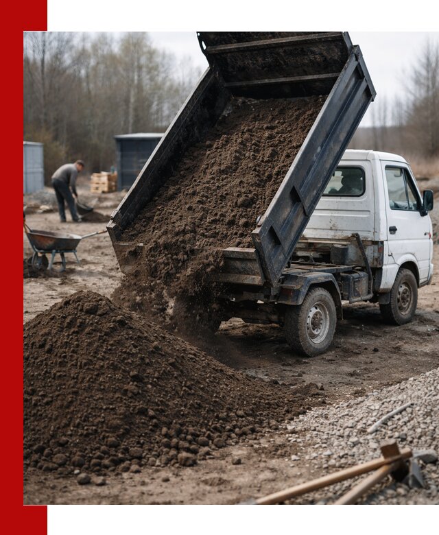 Аренда минисамосвала в Бердске для доставки сыпучих материалов