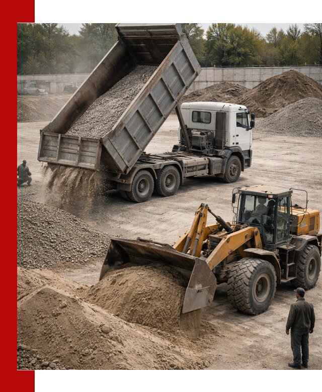 Перевозка сыпучих грузов самосвалами и бортовыми в Бердске