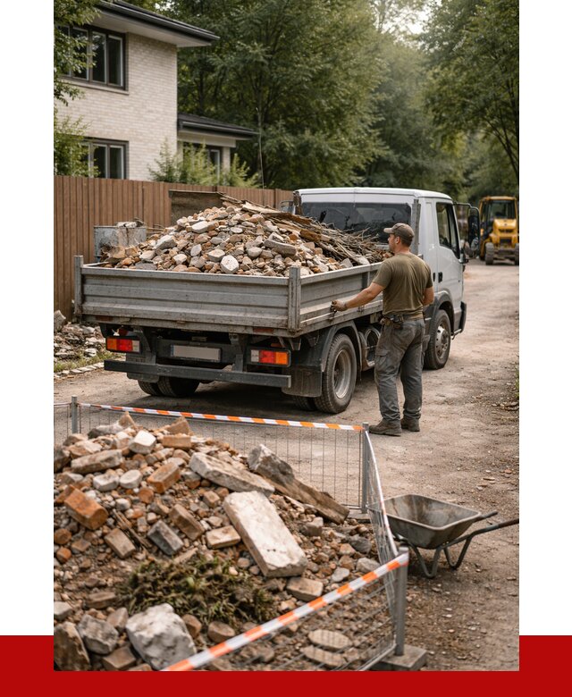 Вывоз строительного мусора с погрузкой в Бердске от 7809 р | ПРОНЕРУДБрд